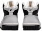 Shop ASICS Unisex Court Mz-Hi Sneakers Tumit Tinggi Putih/Hitam 1203A177-101