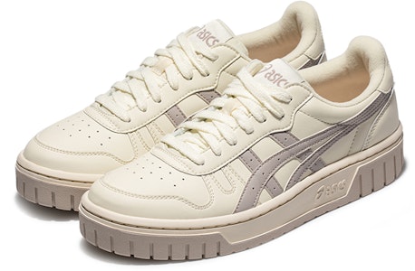 ASICS Court Mz Sneakers Beige/Putih/Abu-Abu 1203A127-751 Lookbook ASICS Court Mz Sneakers Beige/Putih/Abu-Abu 1203A127-751