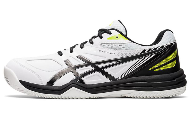 ASICS Court Slide 2 /Black 'White' 1041A196-100