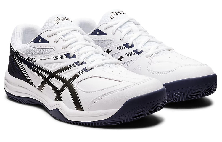 Lookbook ASICS Court Slide 2 'Blanco Azul' 1041A196-103