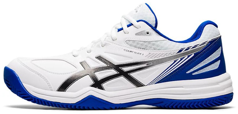 ASICS Court Slide 2 /Blue 'White' 1041A196-101 Buy ASICS Court Slide 2 /Blue 'White' 1041A196-101