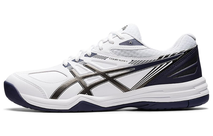 ASICS Court Slide 2 'White Gunmetal' 1041A194-103