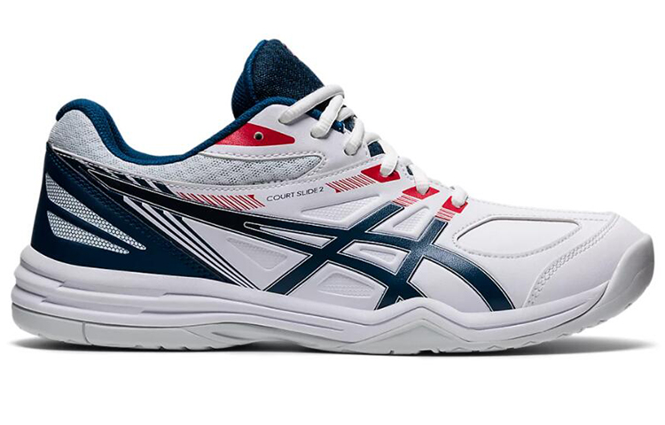 Order 亞瑟士 Court Slide 2 'White Mako Blue' 1041A194-102
