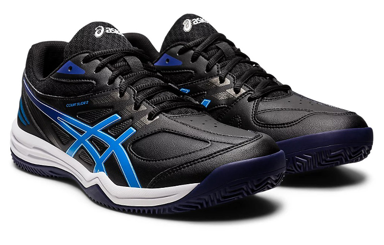 Lookbook ASICS Court Slide 2 Clay/Oc ''Zwart Blauw'' 1041A196-001