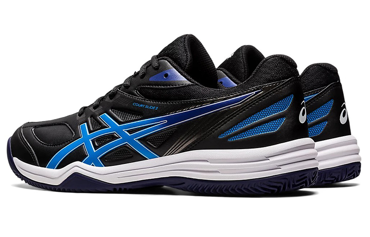 Shop ASICS Court Slide 2 Clay/Oc ''Zwart Blauw'' 1041A196-001