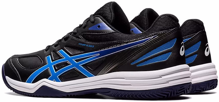 ASICS Court Slide 2 Clay/Oc 'Black Blue' 1041A196-001 Shop ASICS Court Slide 2 Clay/Oc 'Black Blue' 1041A196-001