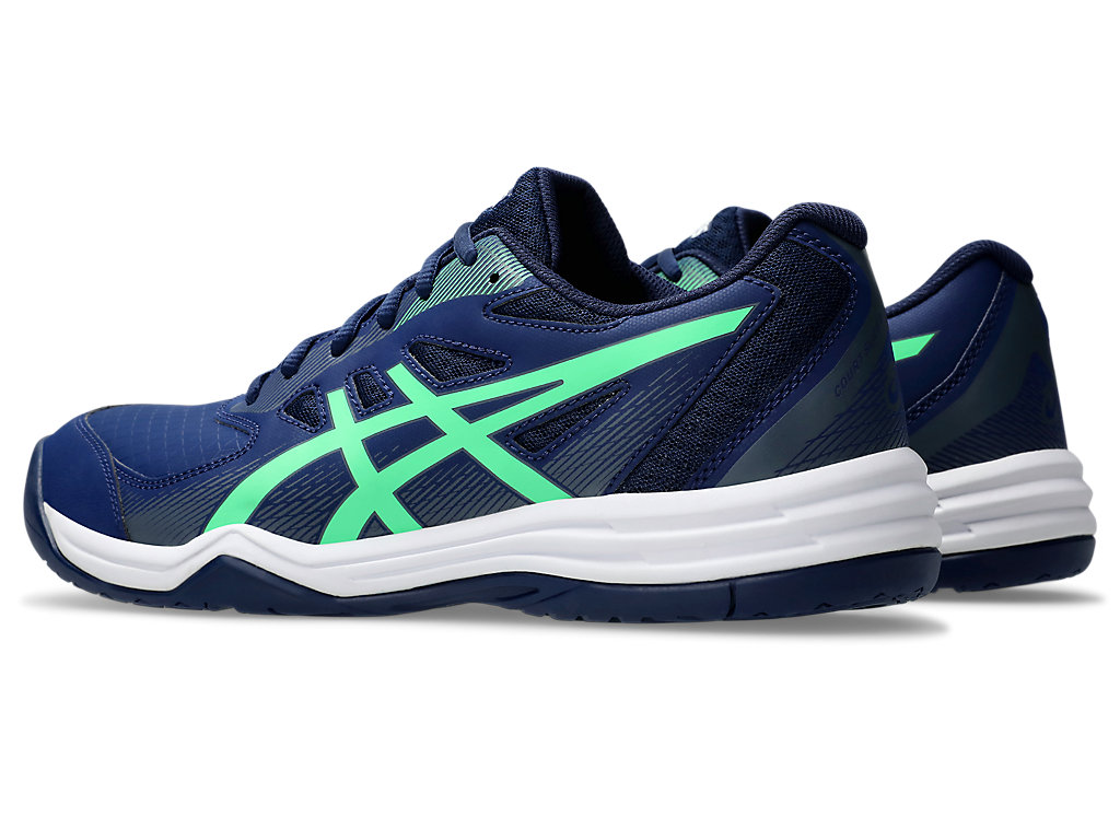 Shop ASICS Court Slide 3 'Biru Expanse Daun Baru' 1041A335-402
