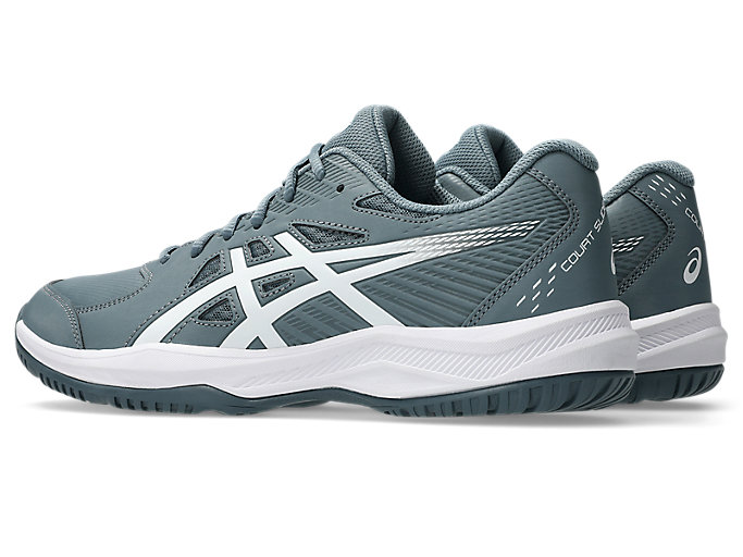 Lookbook ASICS Court Slide 4 全場網球鞋 鐵灰/白色 1041A483-020