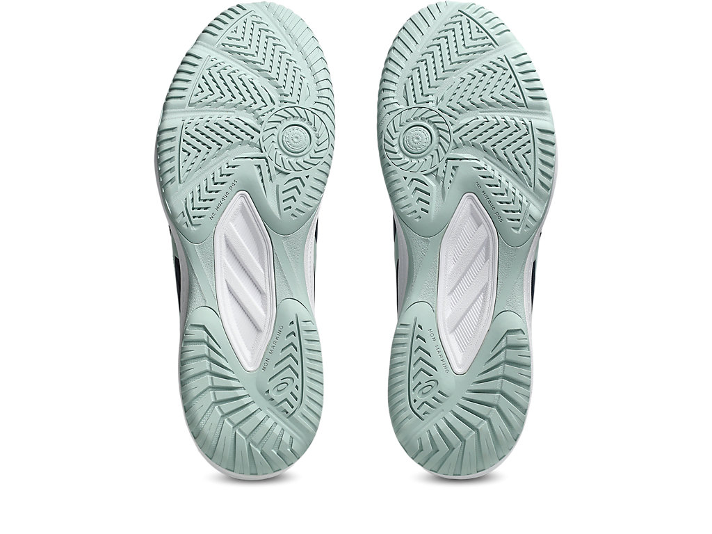 Sizing ASICS Court Slide 4 全场网球鞋 深夜蓝/地衣岩色 1041A483-400