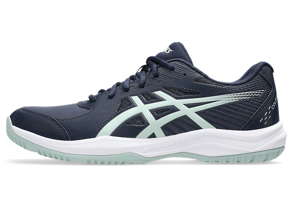 Cheap ASICS Court Slide 4 全场网球鞋 深夜蓝/地衣岩色 1041A483-400