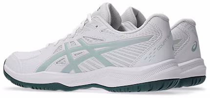 Lookbook ASICS Court Slide 4 (All Court) Putih/Cold Moss 1041A483-102