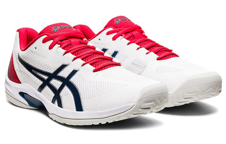 Lookbook ASICS Court Speed FF 'Blanco Rojo'. 1041A092-105