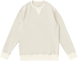 ASICS Crewneck Pullover Sweatshirt Long Sleeve Beige 2191A307-020 ASICS Crewneck Pullover Sweatshirt Long Sleeve Beige 2191A307-020