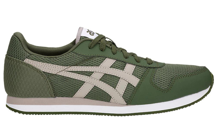 Order ASICS Curreo II Hijau/Coklat HN7A0-300