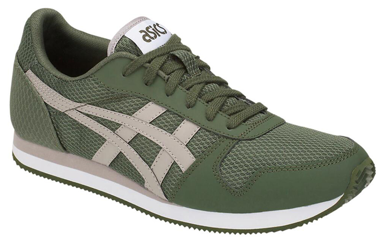 Lookbook ASICS Curreo II Hijau/Coklat HN7A0-300