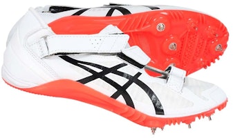 Asics Cyberblade 16 減震耐磨 低筒 跑步鞋 男女款 白紅 Shop Asics Cyberblade 16 減震耐磨 低筒 跑步鞋 男女款 白紅