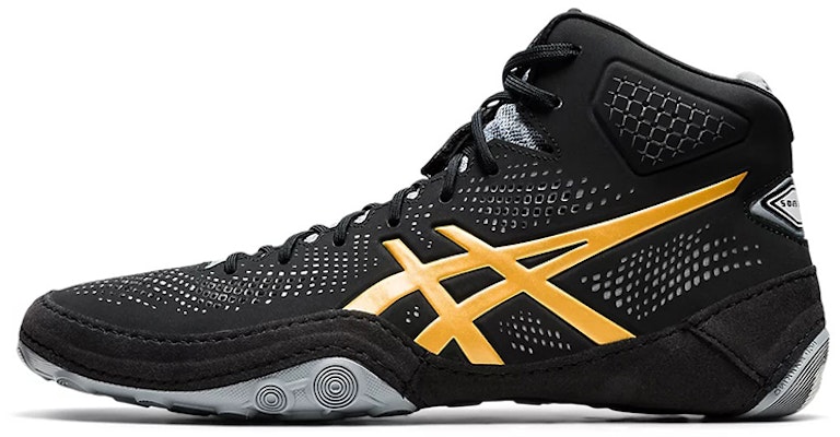 ASICS Dan Gable Evo 2 'Black Pure Gold' 1081A018-004 Buy ASICS Dan Gable Evo 2 'Black Pure Gold' 1081A018-004