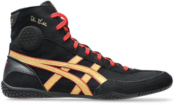 ASICS DAN GABLE EVO 3 Wrestling Shoes Black/Pure Gold 1081A052-002 Buy ASICS DAN GABLE EVO 3 Wrestling Shoes Black/Pure Gold 1081A052-002