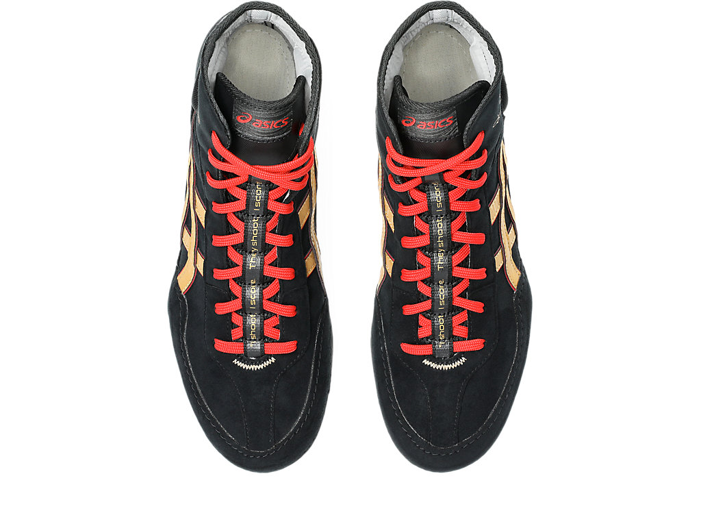 Details for ASICS DAN GABLE EVO 3 Zapatos de Lucha Libre Negro/Oro Puro 1081A052-002