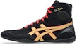 Cheap ASICS DAN GABLE EVO 3 Wrestling Shoes Black/Pure Gold 1081A052-002