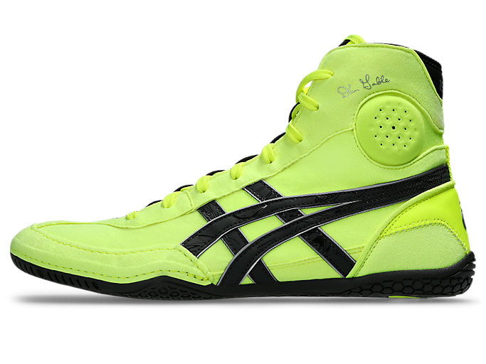 ASICS Dan Gable EVO 3 Wrestling Shoes Safety Yellow/Graphite Grey 1081A052-750
