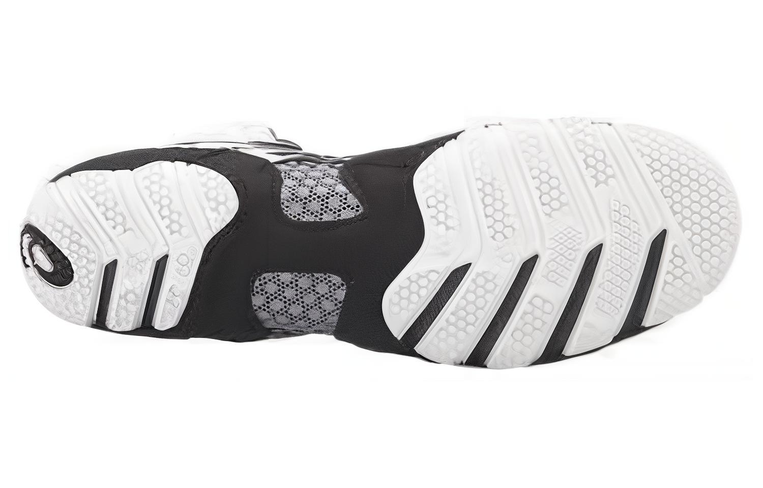 Lookbook アシックス ダン・ゲーブル アルティメット4 白黒 J500Y-0190