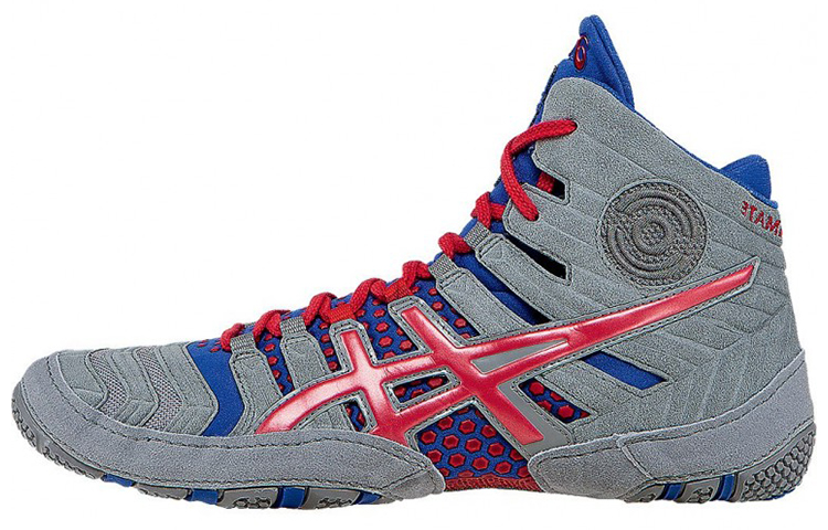 ASICS Dan Gable Wrestling 'Grey Blue' J500Y-9328