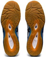 Asics Destaque K FF 防滑耐磨透氣 足球鞋 白藍黑 Details for Asics Destaque K FF 防滑耐磨透氣 足球鞋 白藍黑