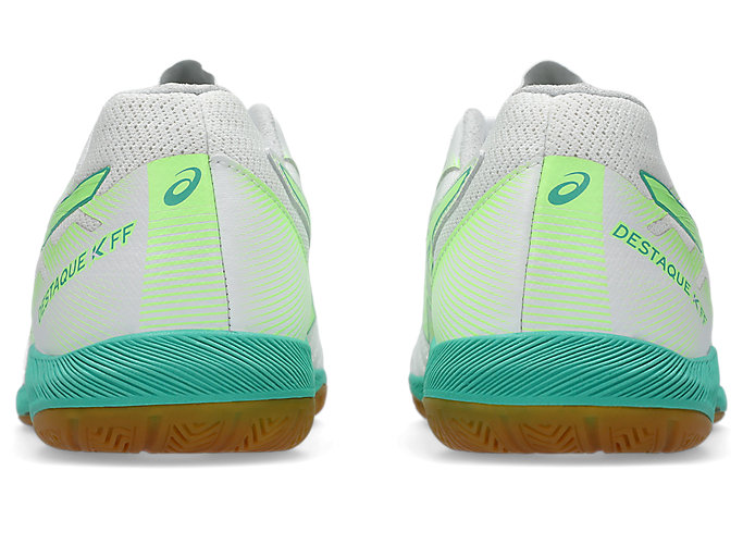 Details for ASICS Destaque K FF Sepatu Bola Putih/Illuminate Hijau 1111A217-102