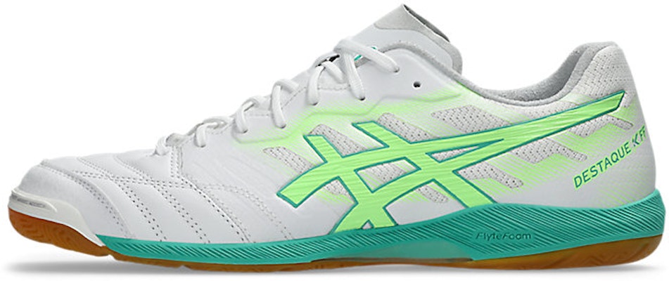 ASICS Destaque K FF Kasut Bola Putih/Hijau Terang 1111A217-102 Cheap ASICS Destaque K FF Kasut Bola Putih/Hijau Terang 1111A217-102