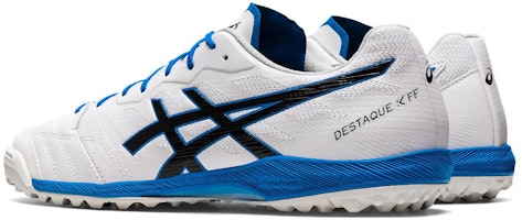 Asics Destaque K FF TF 人造草地 防滑耐磨透氣 足球鞋 白藍 Shop Asics Destaque K FF TF 人造草地 防滑耐磨透氣 足球鞋 白藍