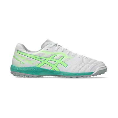 ASICS Destaque K FF TF Soccer Shoes White/Illuminate Green
