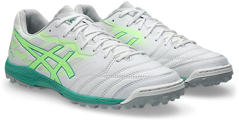 ASICS Destaque K FF TF Zapatos de Fútbol Blanco/Verde Iluminado. 1111A218-102 Order ASICS Destaque K FF TF Zapatos de Fútbol Blanco/Verde Iluminado. 1111A218-102