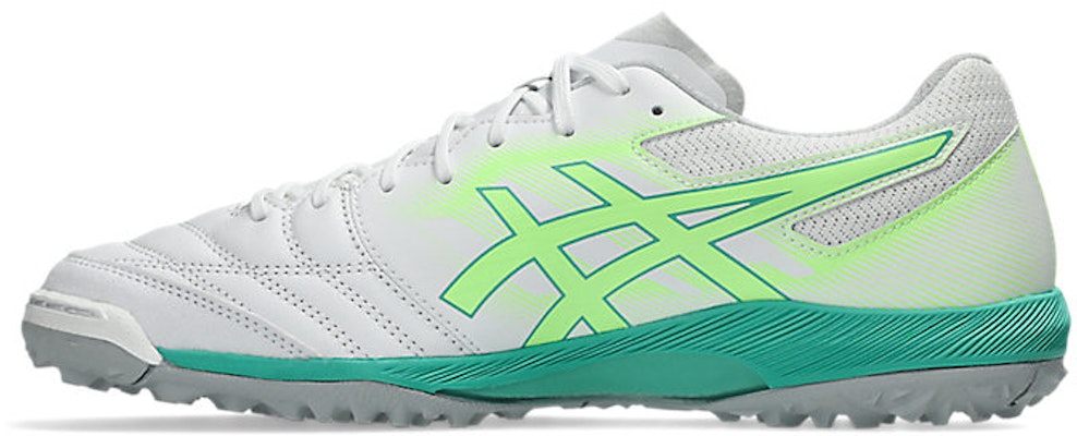 ASICS Destaque K FF TF Zapatos de Fútbol Blanco/Verde Iluminado. 1111A218-102 Shop ASICS Destaque K FF TF Zapatos de Fútbol Blanco/Verde Iluminado. 1111A218-102