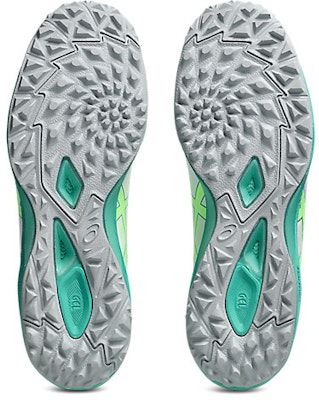 ASICS Destaque K FF TF Zapatos de Fútbol Blanco/Verde Iluminado. 1111A218-102 Sizing ASICS Destaque K FF TF Zapatos de Fútbol Blanco/Verde Iluminado. 1111A218-102