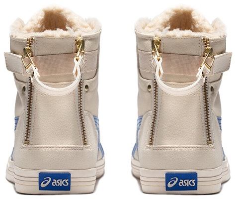 亞瑟士雙扣防滑耐磨高筒板鞋 男女同款 白藍 Shop 亞瑟士雙扣防滑耐磨高筒板鞋 男女同款 白藍