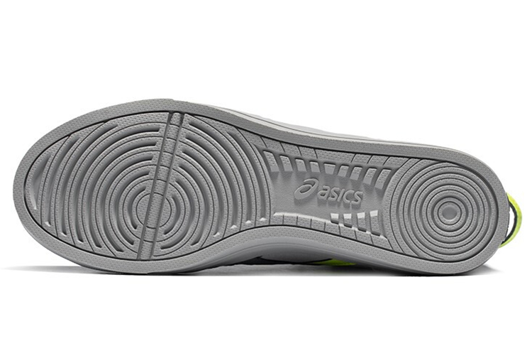 Purchase ASICS Double Clutch Grigio/Verde Fleece Scarpe Alte da Basket 1203A038-020