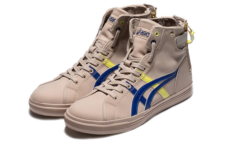 Lookbook ASICS Double Clutch Marrón Claro/Azul Fleece Zapatilla Alta Tablero 1203A038-201