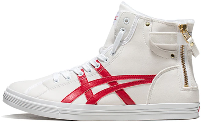 ASICS Double Clutch Bianco/Rosso Scarpe Alte in Fleece 1201A012-100 Buy ASICS Double Clutch Bianco/Rosso Scarpe Alte in Fleece 1201A012-100