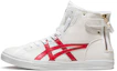 Buy ASICS Double Clutch Bianco/Rosso Scarpe Alte in Fleece 1201A012-100