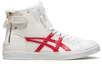 Order ASICS Double Clutch Bianco/Rosso Scarpe Alte in Fleece 1201A012-100