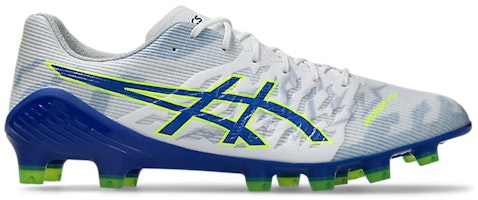 ASICS DS LIGHT ACROS 3 Soccer Cleats White/Asics Blue 1101A070-105 ASICS DS LIGHT ACROS 3 Soccer Cleats White/Asics Blue 1101A070-105