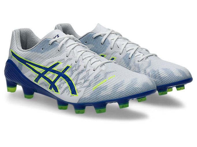 Order 아식스 DS 라이트 아크로스 3 축구화 화이트/아식스 블루 1101A070-105