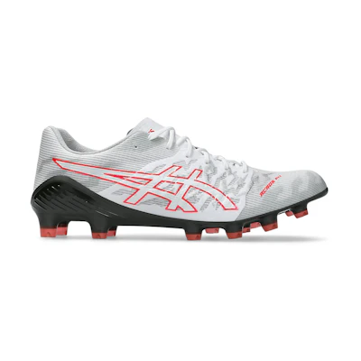 ASICS DS LIGHT ACROS 3 Soccer Cleats White/Flash Red