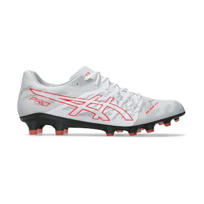 ASICS DS Light Acros Pro 3 Soccer Cleats White/Flash Red