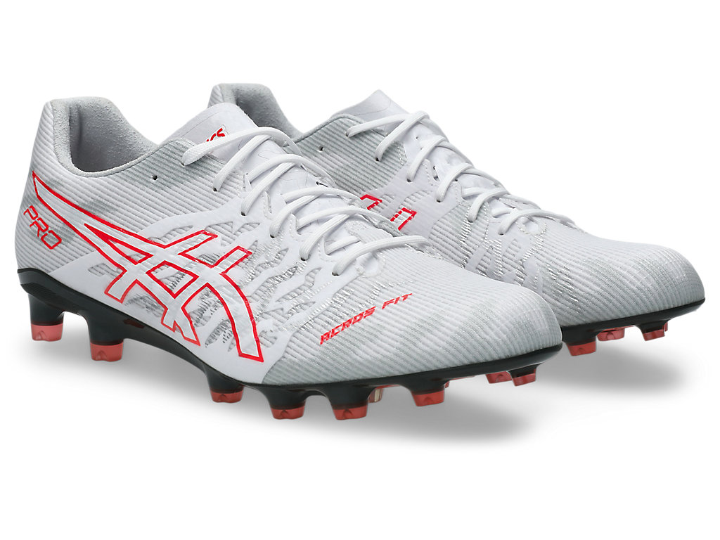 Order ASICS DS Light Acros Pro 3 Botas de Fútbol Blanco/Rojo Flash 1101A071-104