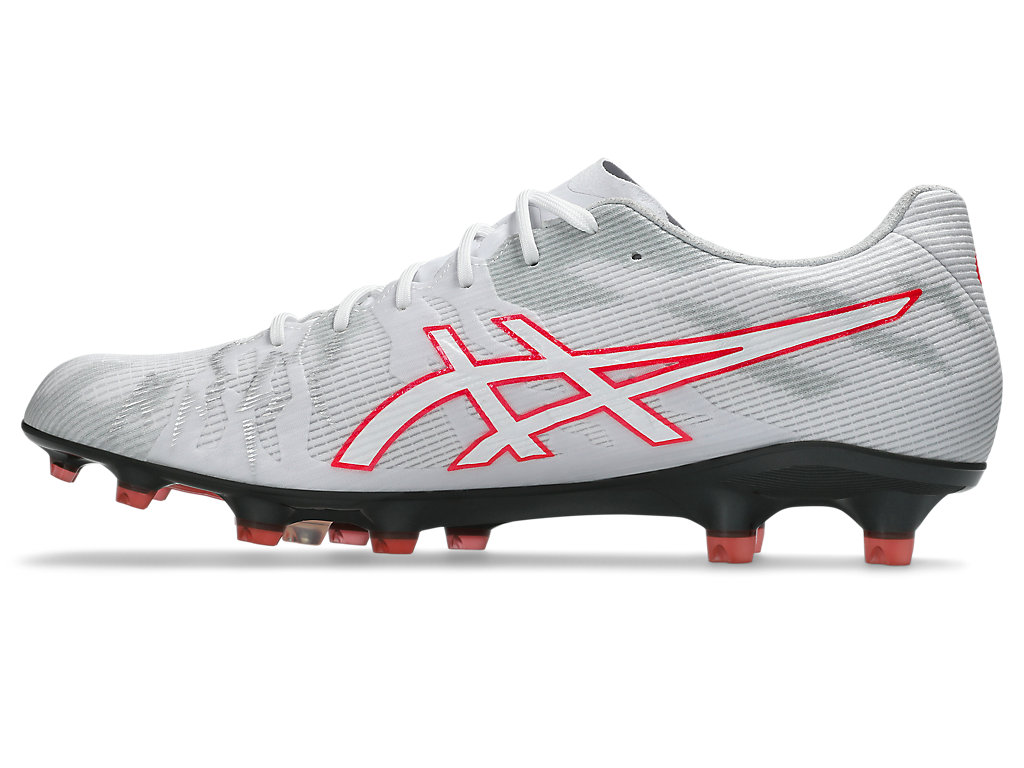 Shop ASICS DS Light Acros Pro 3 Botas de Fútbol Blanco/Rojo Flash 1101A071-104