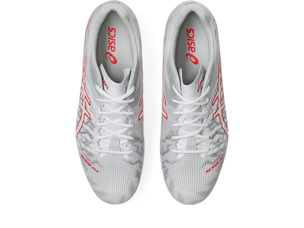 Details for ASICS DS Light Acros Pro 3 Botas de Fútbol Blanco/Rojo Flash 1101A071-104