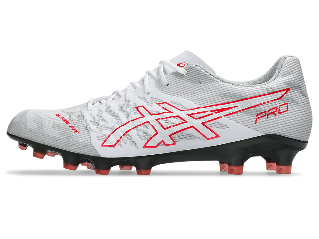 Cheap ASICS DS Light Acros Pro 3 Botas de Fútbol Blanco/Rojo Flash 1101A071-104