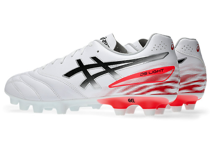Lookbook ASICS DS Light Advance Wide Scarpe da Calcio Bianche/Rosse Flash 1103A125-102